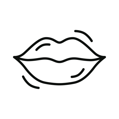 VISIBLY PLUMPER LOOKING LIPS
